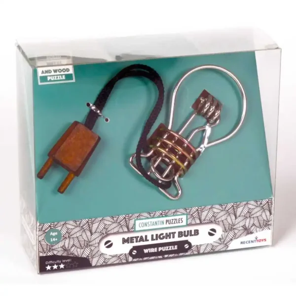 QC105 (3) Puzzles de Fio e Metal