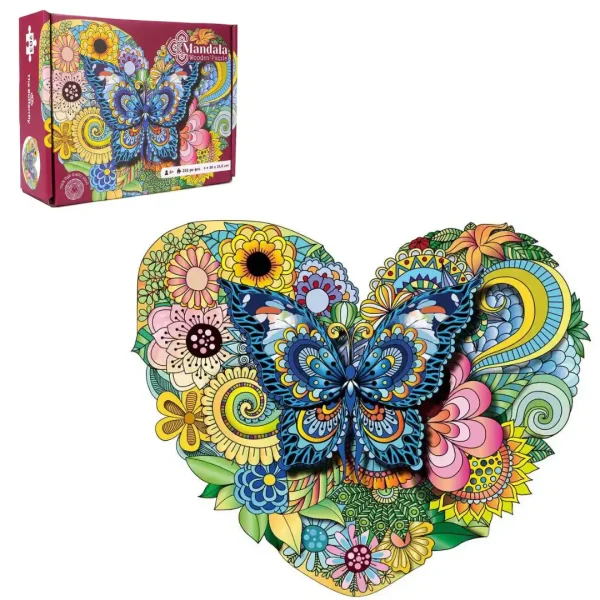 Puzzles de Madeira Mandala